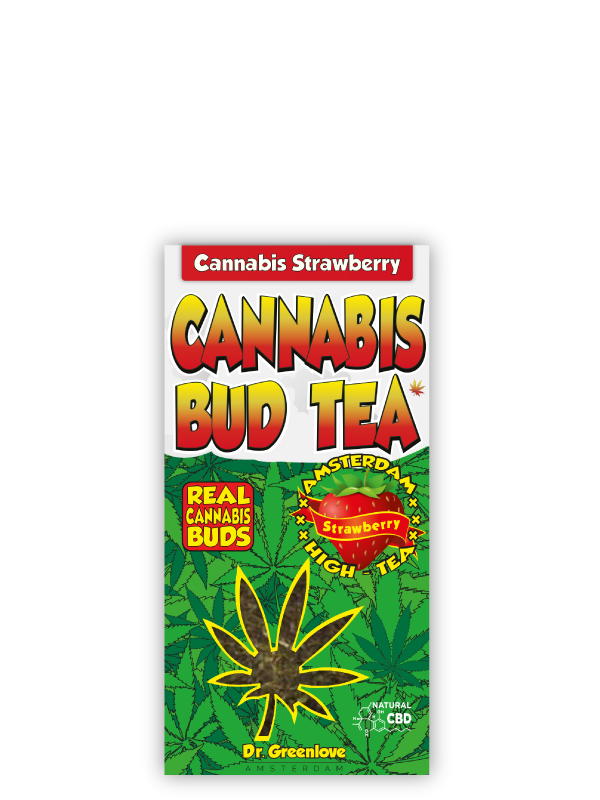 Strawberry Cannabis Bud Tea